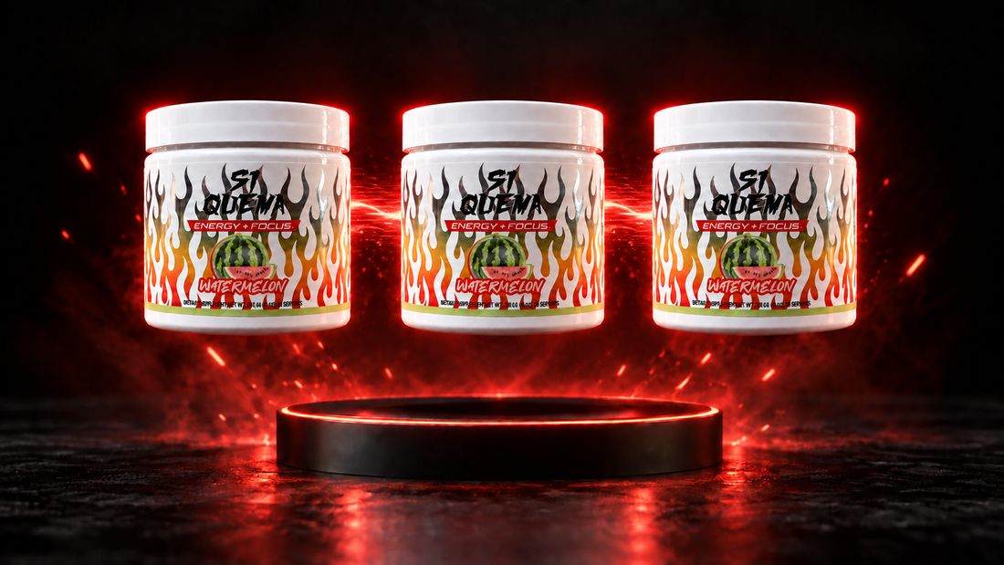 Sí Quema Watermelon thermogenic fat burner powder, three-pack
